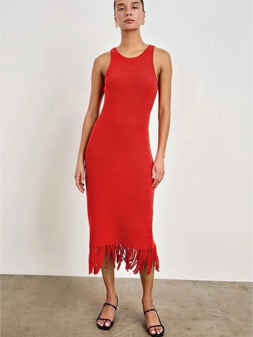 Rails Nina Cherry Red Midi Dress